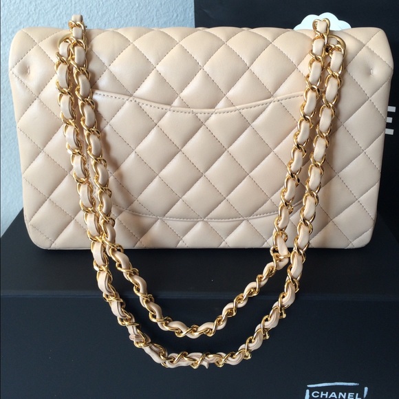 NEW-Authentic Chanel 2.55 Lambskin Medium Flap Bag - Picture 3 of 4