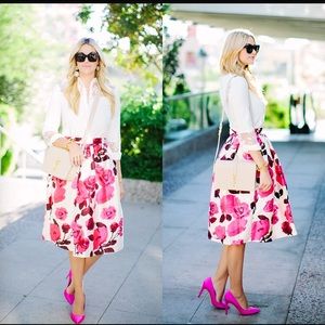 Chicwish Glam Rose skirt