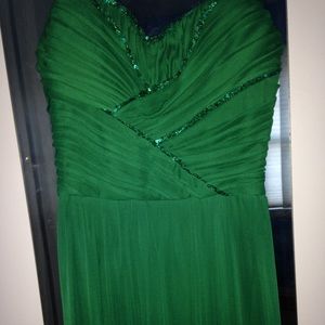 Green formal dress