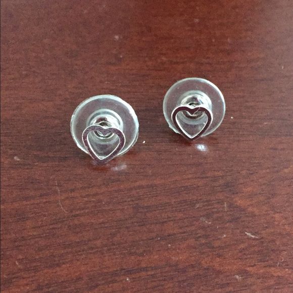 Delicate heart earrings