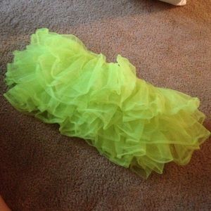 Neon green tutu