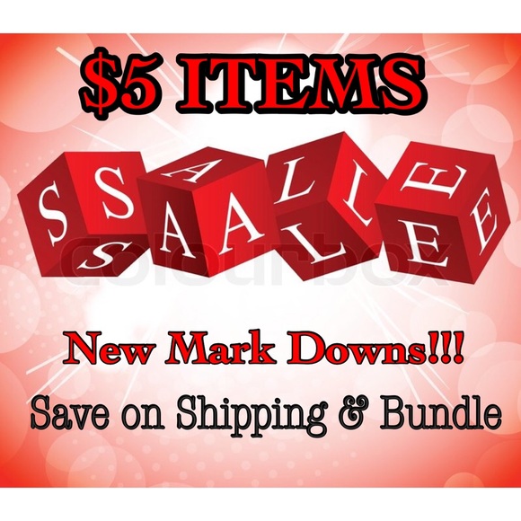 Red Dot Sale $5 Items Act Fast!!