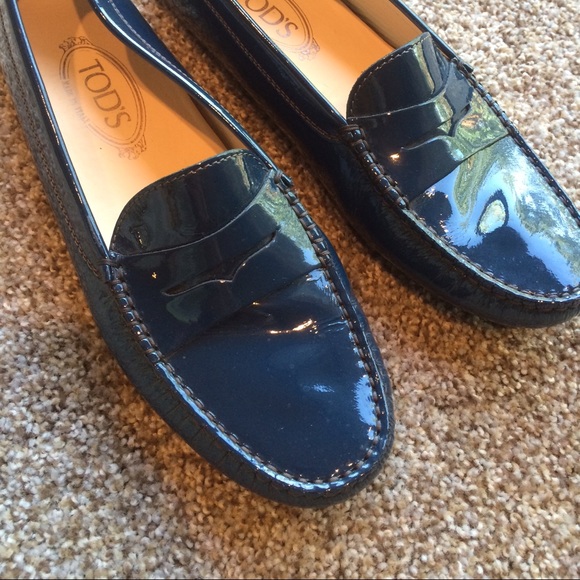 Tod's Shoes - Blue Patent Leather TOD's