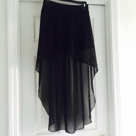 Hi-low skirt