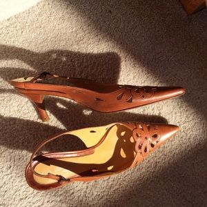 Italian leather heels.