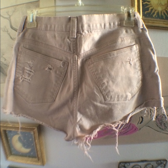 ❌traded❌High waisted shorts soft pink - Picture 2 of 2