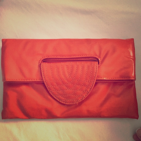 Simple Orange Clutch