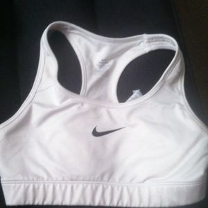 White nike sports bra!