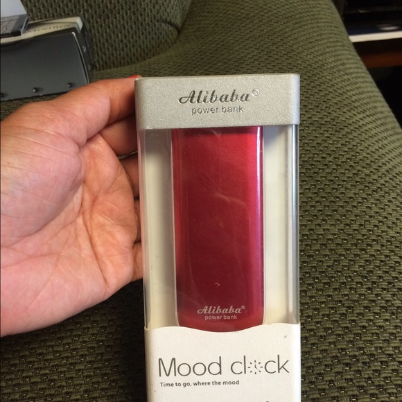 NWT crimson Red portable power Bank