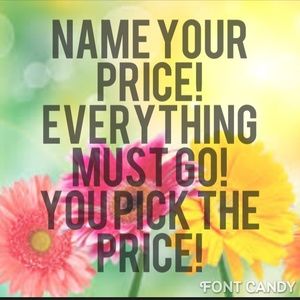 You pick your price!! Make an offer!:)