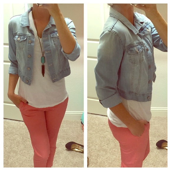 Old Navy Cropped Denim Jacket