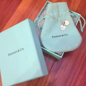 Tiffany & Co Two Heart Pendant Neckless