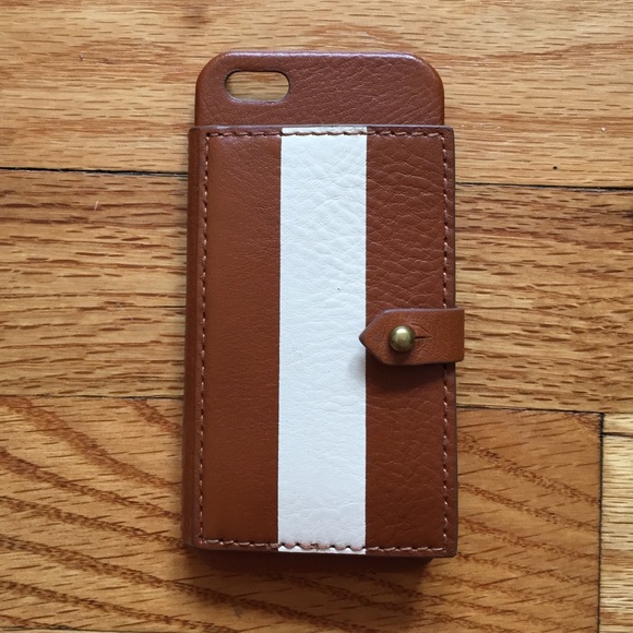 Leather wallet case for iPhone 5/5s