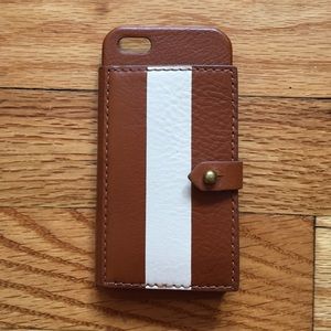 Leather wallet case for iPhone 5/5s