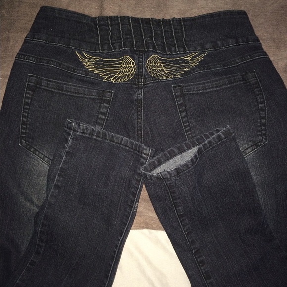 Angel wings jeans