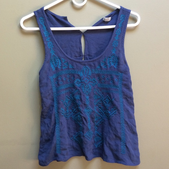 Navy Blue Tank Top