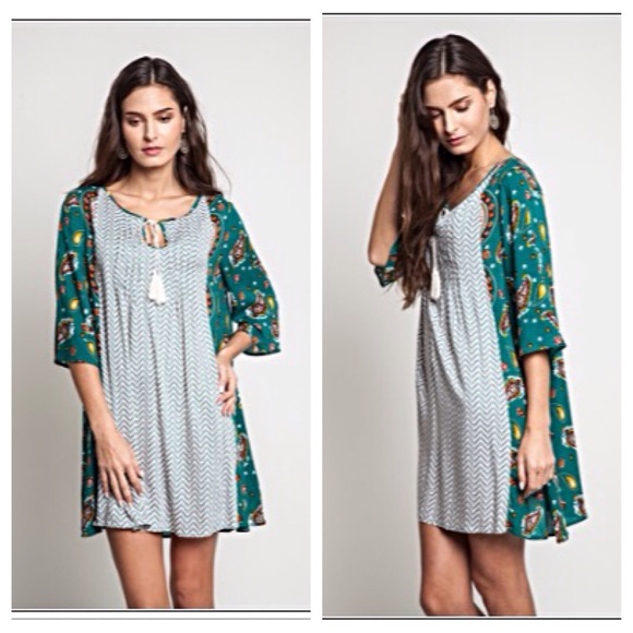 Paisley Shift Dress for kadoddridge