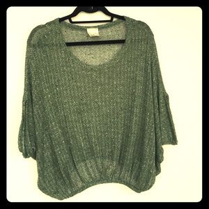 Green Batwing Sweater!