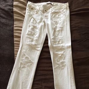 Hollister skinny jeans 3R. W 26 L 33 white