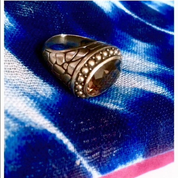 ✨SOLD✨GoRg smokey Quartz silver designed ring - Picture 4 of 4