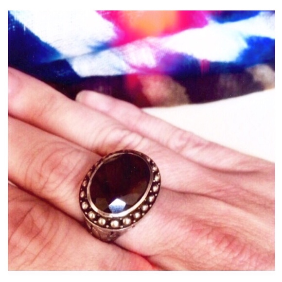 ✨SOLD✨GoRg smokey Quartz silver designed ring - Picture 2 of 4