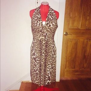 Sexy cheetah print dress