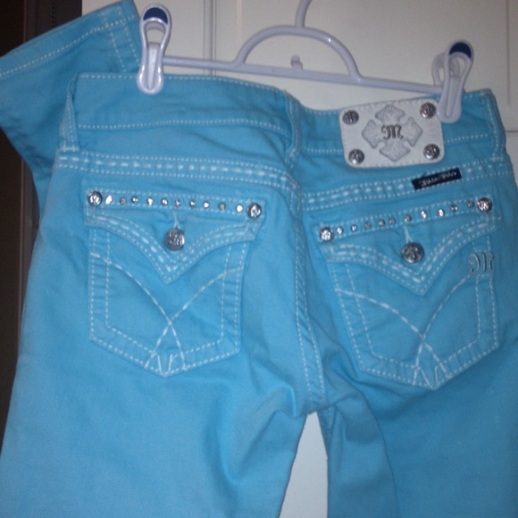 Turquoise Jeans