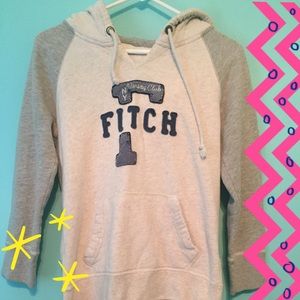 3/4 length sweatshirt