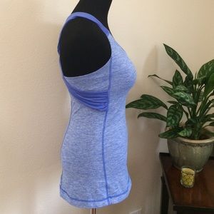 Lulu lemon heathered, blue top