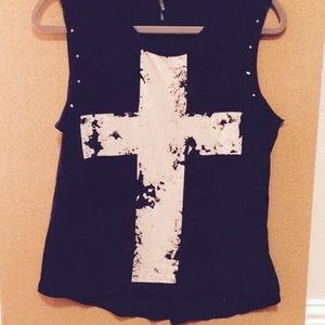 Cross cut off tank