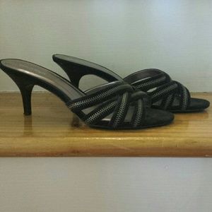 Sexy Calvin Klein Sandals with Zipper Detail