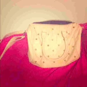 long strap studded bag