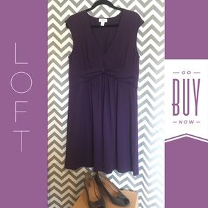 Eggplant purple Loft Dress