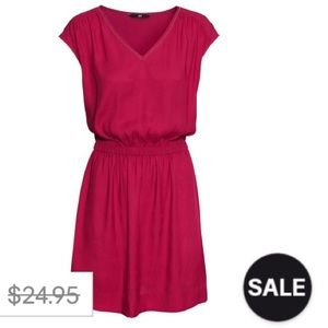 Dark pink summer dress