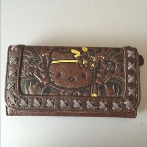 Indian Hello Kitty Leather Wallet