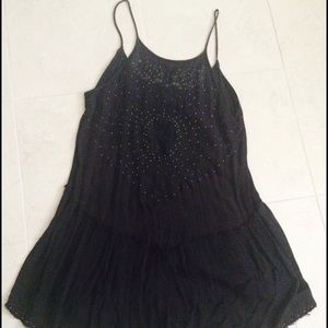 Free People black long top