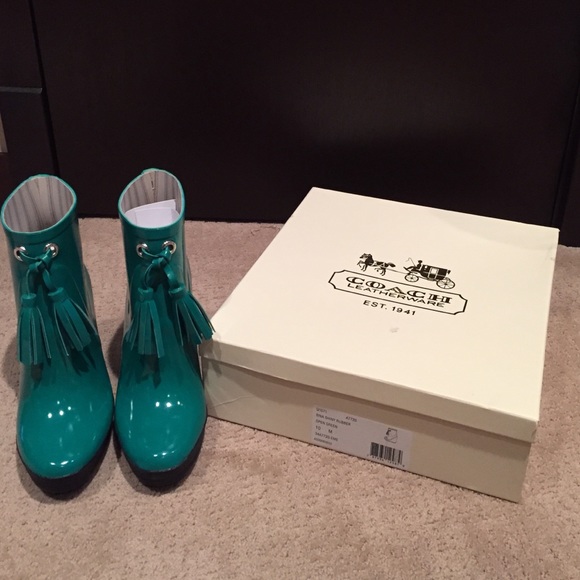 Coach wedge rain boots - Picture 3 of 3