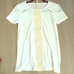 White with cream embellishment top!