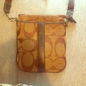 Coach cross body purse