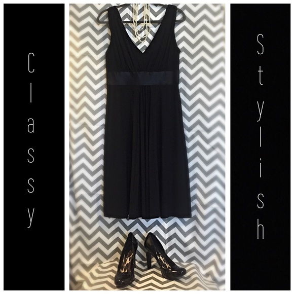 Black cocktail dress