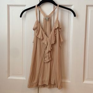 Bordeaux nude tank