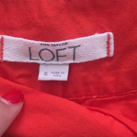 Orangey-red, skirt - Picture 3 of 4