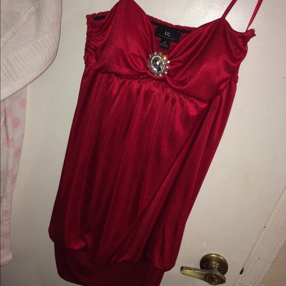 Red homecoming dress