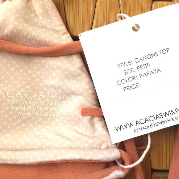 🍑SOLD🍑Acacia Canons top in Papaya - Picture 4 of 4