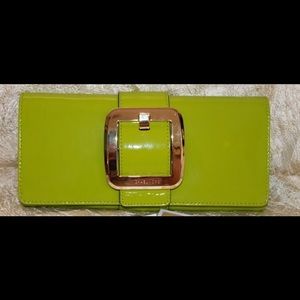Michael Kors Lime Green Clutch