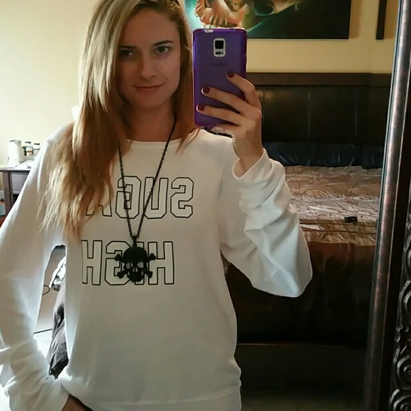 Statement rocker skull necklace, rockabilly, goth