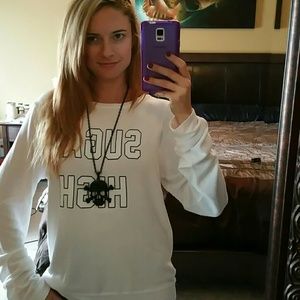 Statement rocker skull necklace, rockabilly, goth