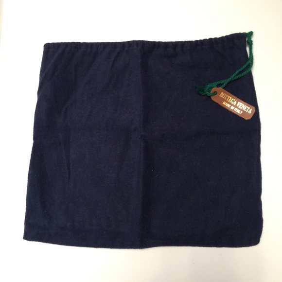 Vintage Bottega Veneta Navy Dust Bag Authentic
