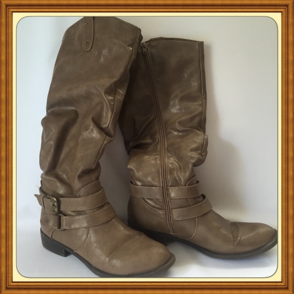 Lioness Shoes - Size 7.5 Brown Tall Boots