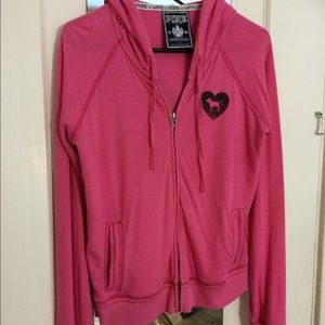 Pink hoodie
